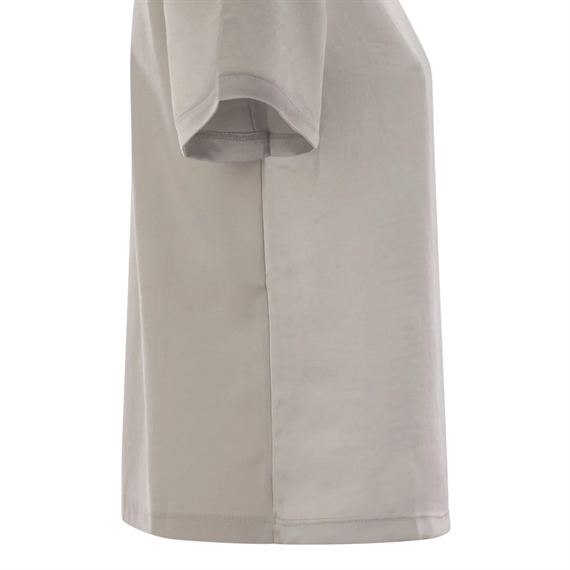 Weekend Max Mara Amburgo Satin T-shirt, Pearl Grey